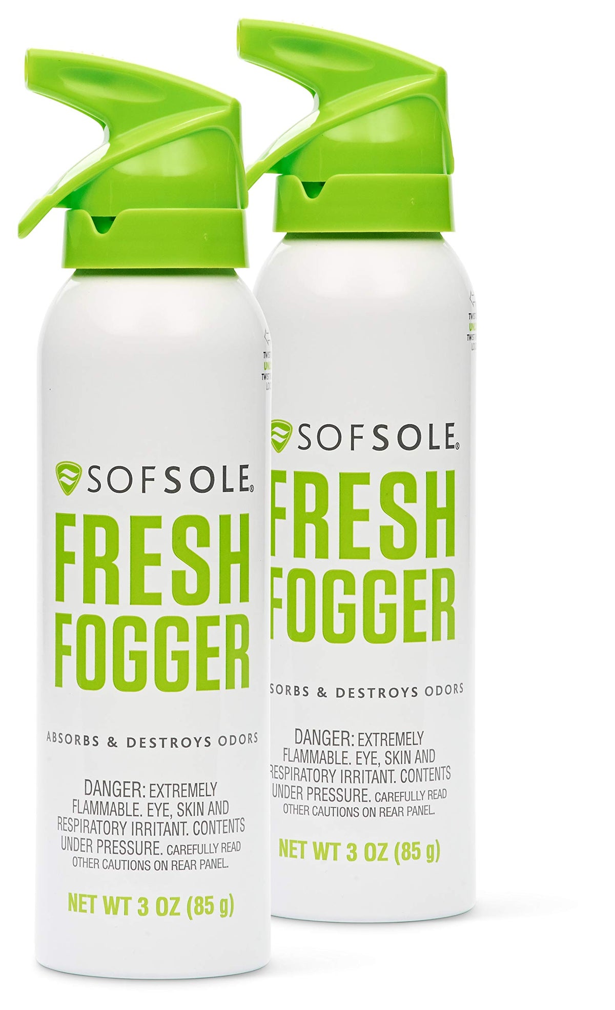 Sof Sole Fresh Fogger Shoe, Gym Bag, and Locker Deodorizer Spray