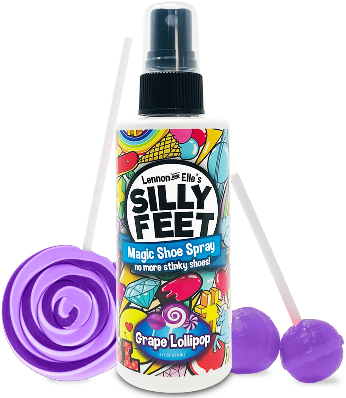 Foot and Shoe Deodorizer Spray, Extra-Strength Odor Eliminator for Smelly