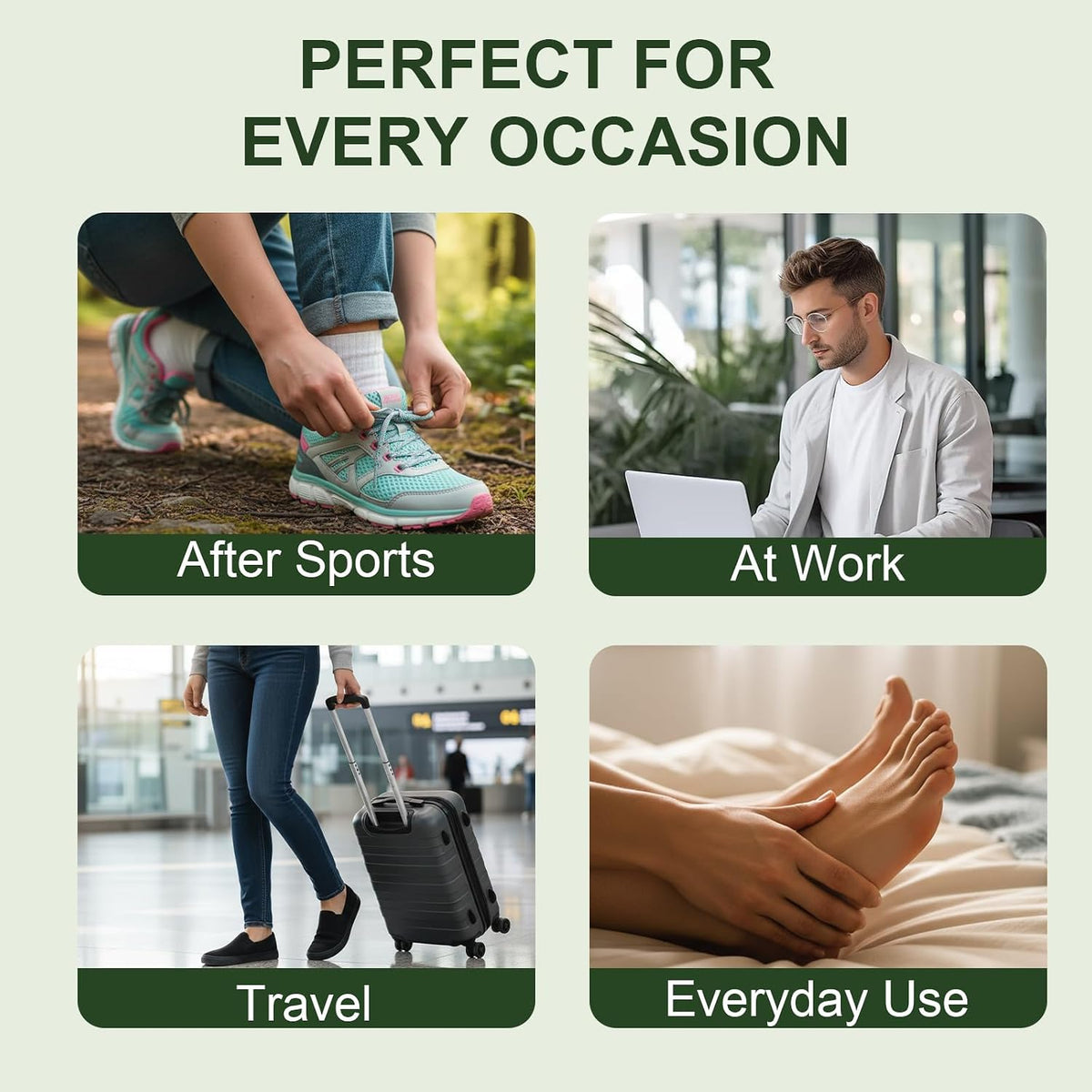Foot Spray & Deodorizer - Natural Odor Eliminator with Tea Tree Oil & Aloe - Refreshing Foot Mist for All-Day Freshnes