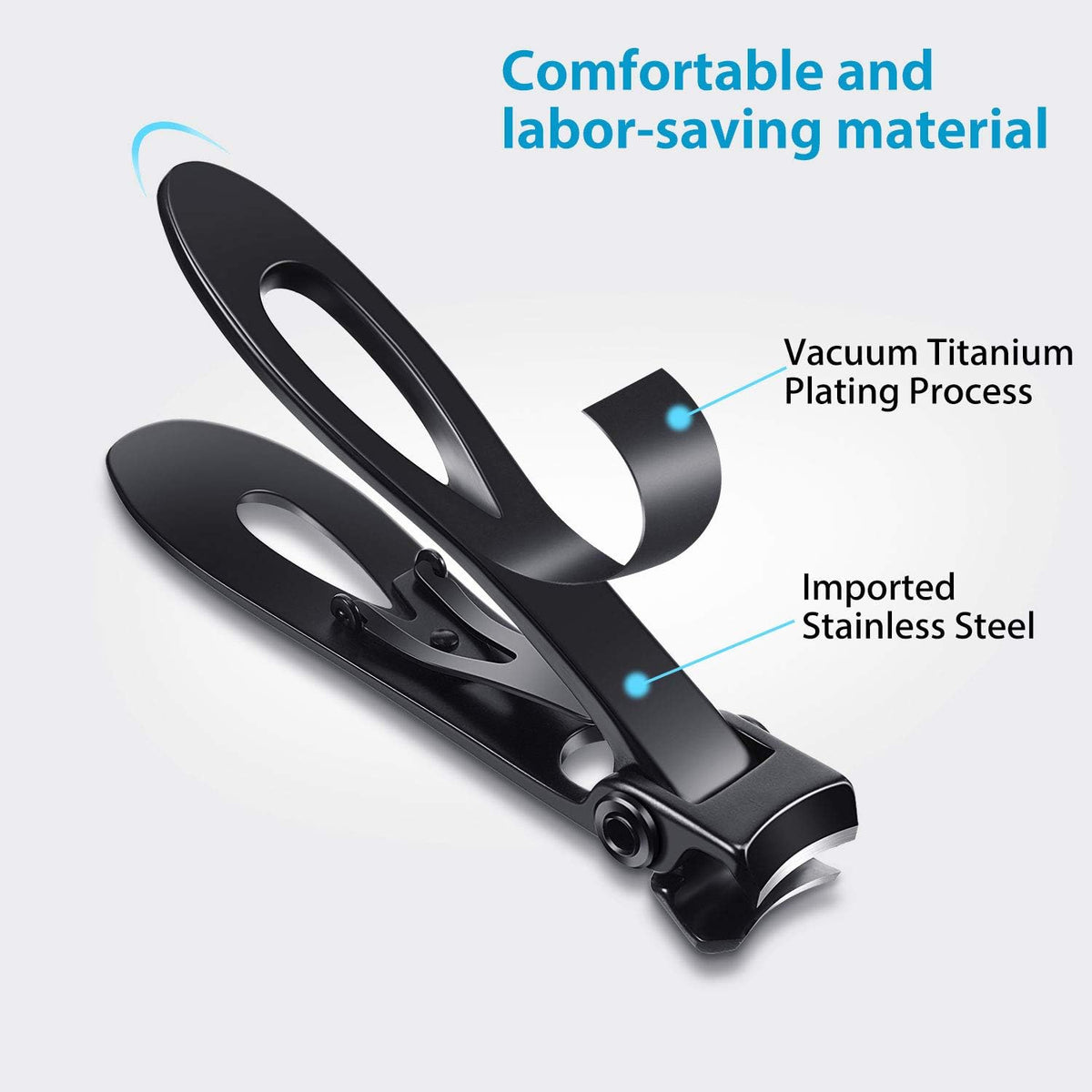 Mudder 2 Pieces Thick Nail Clippers for Tough Toenails Fingernails