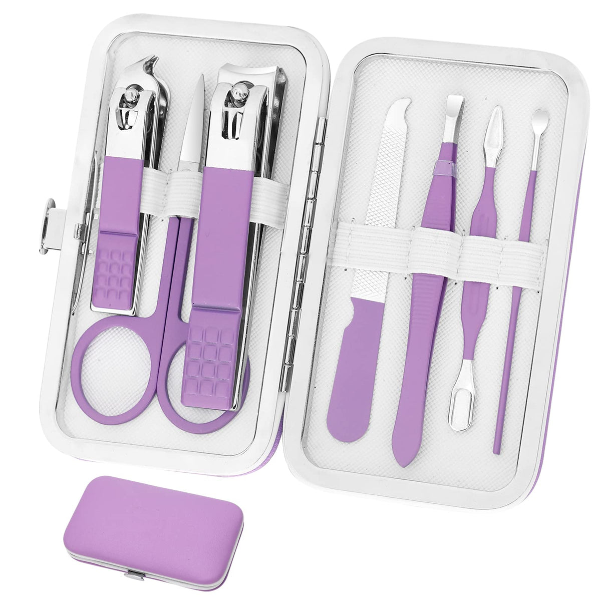 Aceoce Manicure Set Nail Clippers Set Gifts for Men Manicure Pedicure Kit