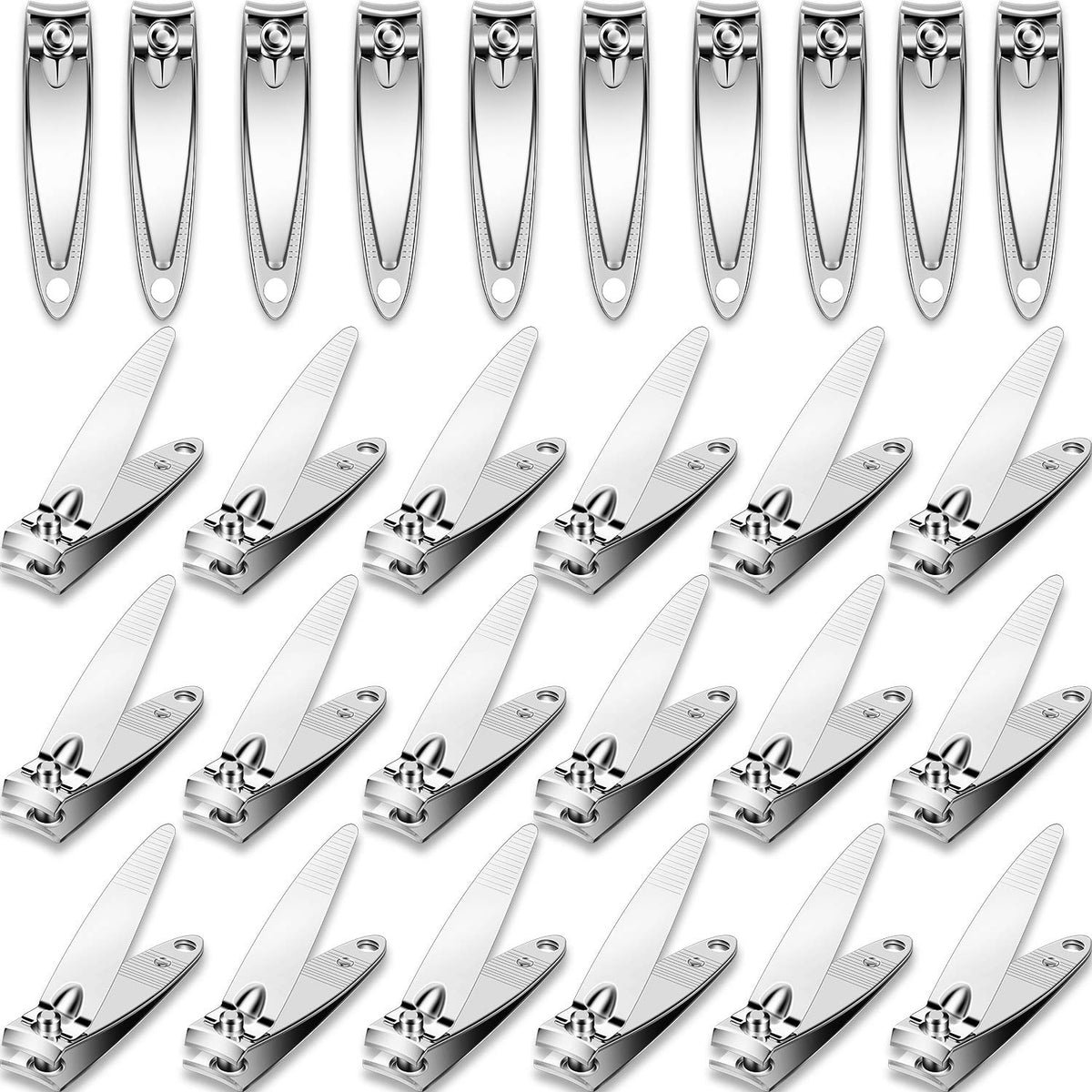 Mudder 28 Pcs Fingernail Nail Clippers Set Bulk, Simple Style