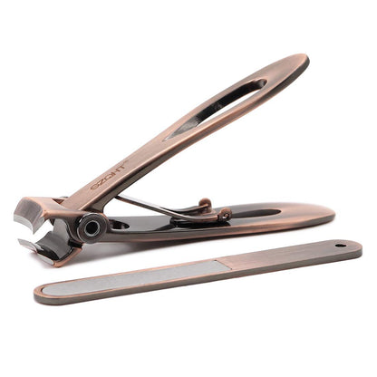 Ultra Wide Jaw Opening Nail Clippers Set, Toenail Clippers for Thick Nails, Heavy Duty Nail Cutter, Stainless Steel Toe Nail Clippers for Seniors, Men & Women Manicure,Pedicure,Big(Black)