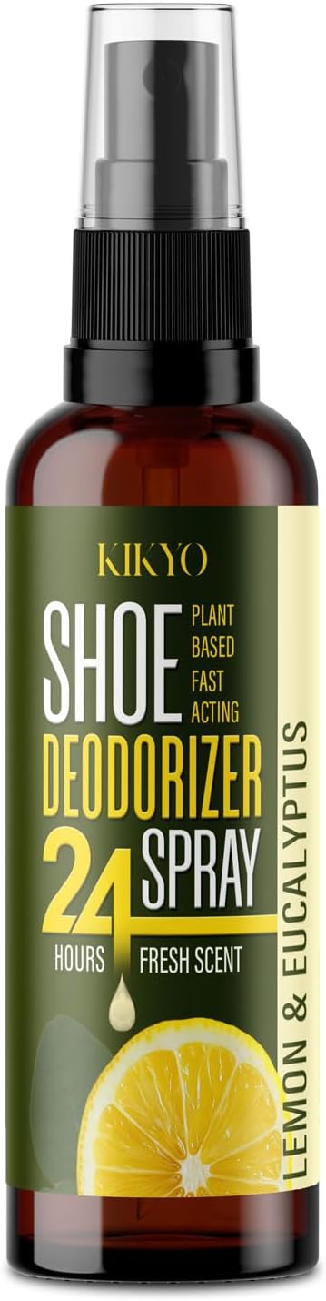 Shoe & Boot Deodorizer Spray - Natural Plant-Powered Odor Eliminator, 4 oz
