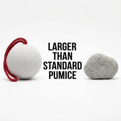 Pumice Stone for Feet, Hands & Elbows - Natural Exfoliating Pedicure Tool for Smooth Skin