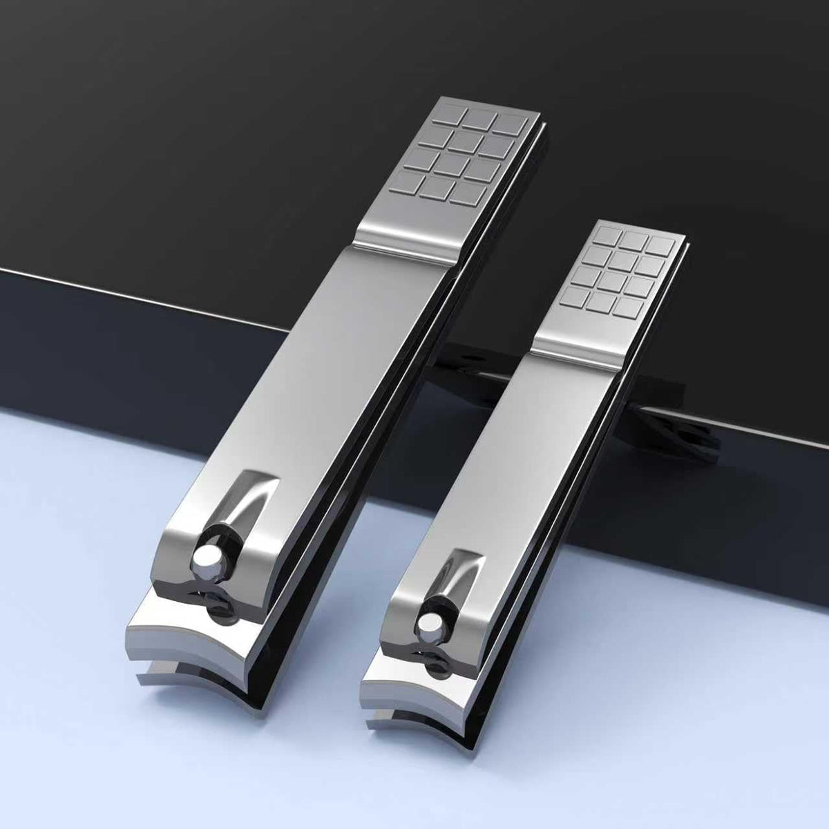 Derlaier Nail Clippers Set, Heavy-Duty Fingernail & Toenail Clippers，Silver