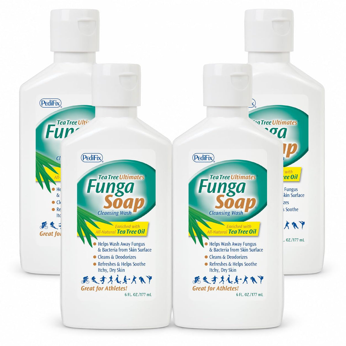 Pedifix FungaSoap Tea Tree Oil Foot & Body Wash, 13.5 fl oz