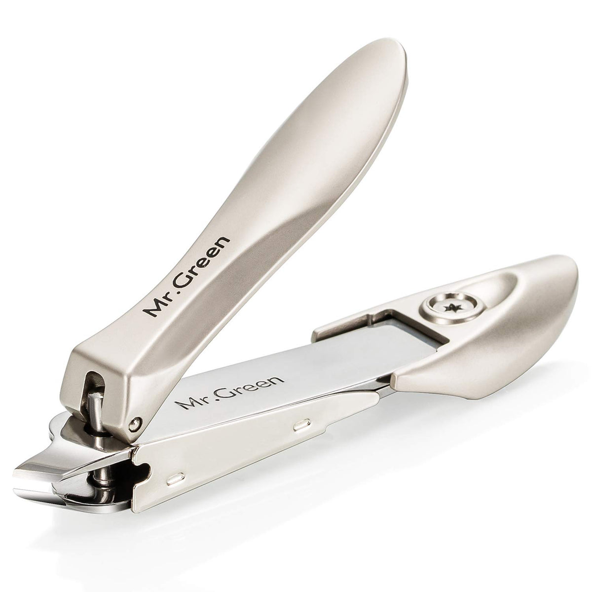 Nail Clippers for Thick Nails, Professional Nail Cutter with Catcher, Medical Grade Stainless Steel, Sharp and Durable Nail Clipper Kit for Men and Women, Bionics Design(Small and Big) M-1210plus