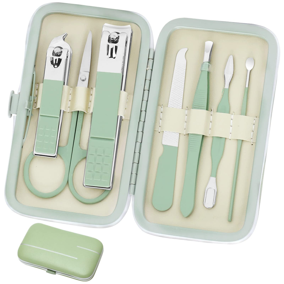 Aceoce Manicure Set Nail Clippers Set Gifts for Men Manicure Pedicure Kit