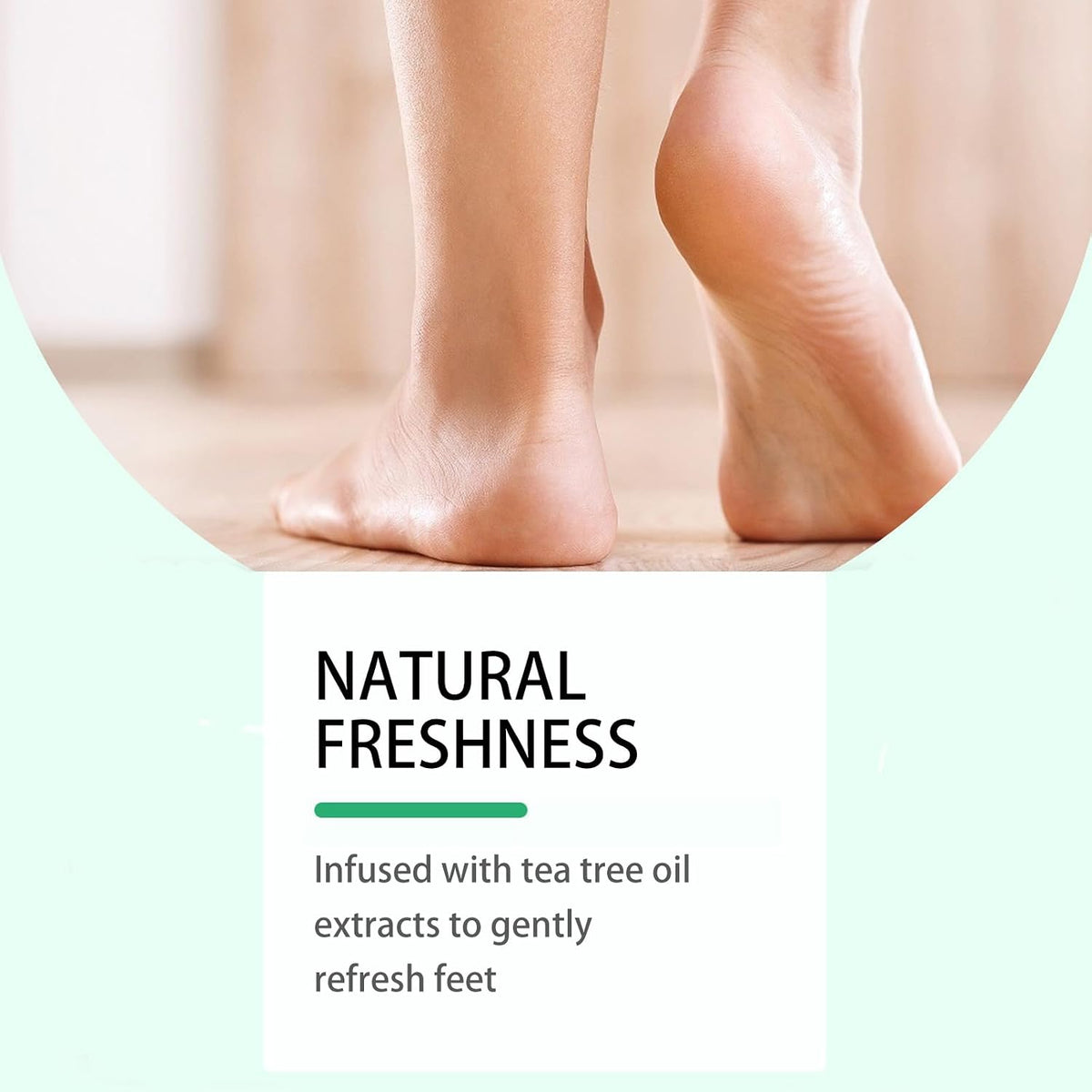 Tea Tree Oil Foot Deodorant, Tea Tree Oil Foot Spray, Fast Antiperspirant, Removes Foot Odor, Promotes Perspiration, 100ml / 3.38oz (1)