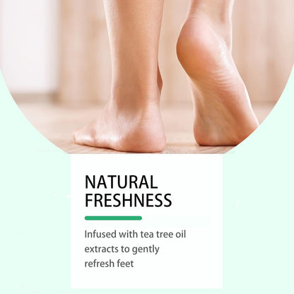 Tea Tree Oil Foot Deodorant, Tea Tree Oil Foot Spray, Fast Antiperspirant, Removes Foot Odor, Promotes Perspiration, 100ml / 3.38oz (1)
