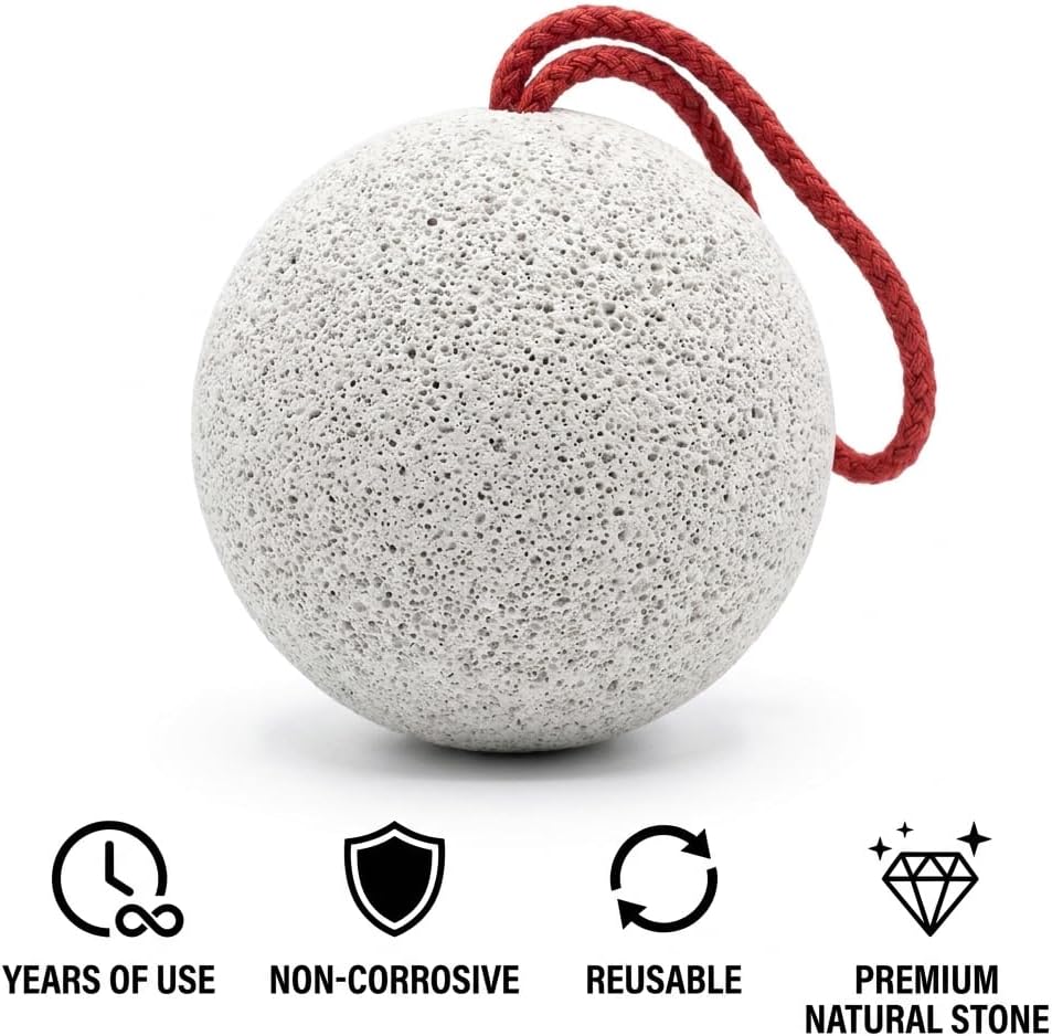 Pumice Stone for Feet, Hands & Elbows - Natural Exfoliating Pedicure Tool for Smooth Skin