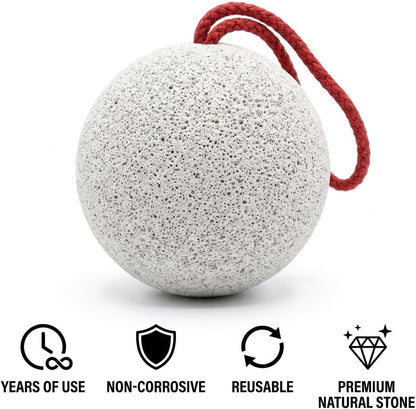 Pumice Stone for Feet, Hands & Elbows - Natural Exfoliating Pedicure Tool for Smooth Skin