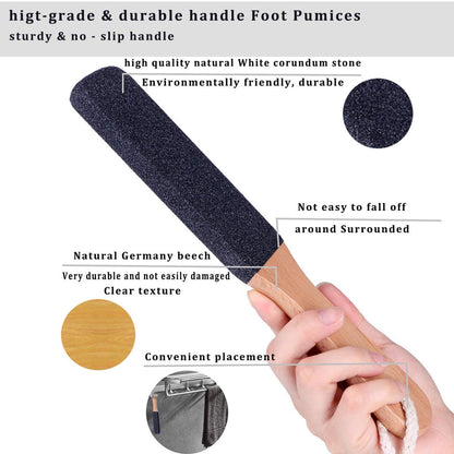 Kinepi Foot File & Foot Scrubber,Pumice Stone for Feet Callus Remover
