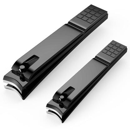 Derlaier Nail Clippers Set, Heavy-Duty Fingernail & Toenail Clippers，Silver