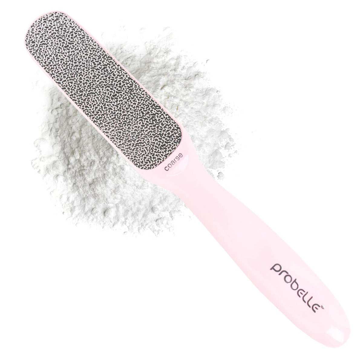 Probelle Double Sided Multidirectional Nickel Foot File Callus Remover - Immediately Reduces calluses and Corns to Powder for Instant Results, Safe Tool (Dark Grey)