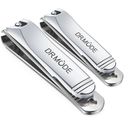 DRMODE Finger Nail Clippers Adult, 8 Pack for Men Women