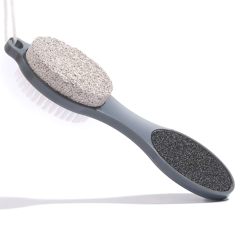 CAREHOOD Foot File Callus Remover - Foot Scrubber Pedicure Tool (Grey)