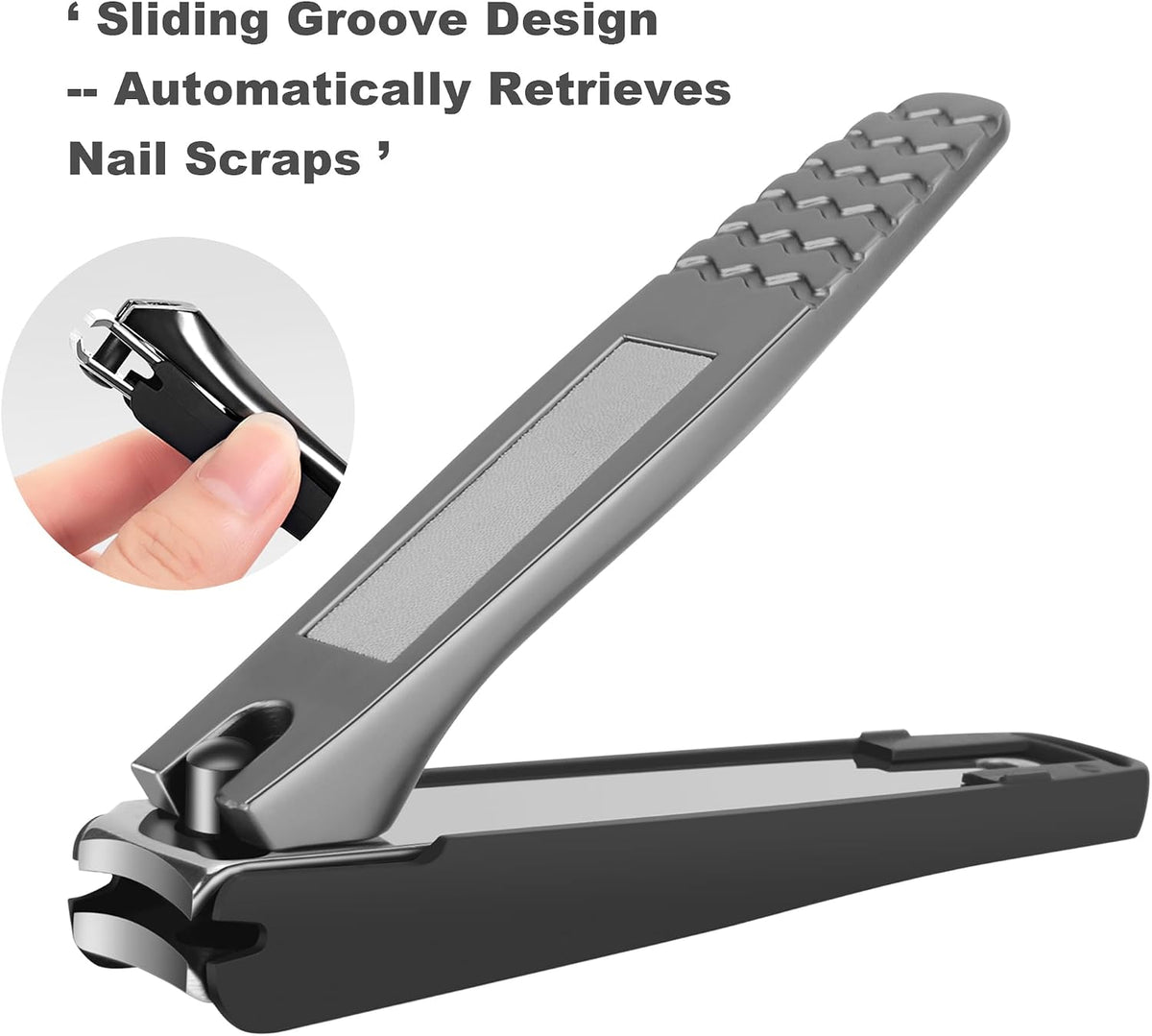 420J2 Stainless Steel Nail Clipper Set for Thick Nails