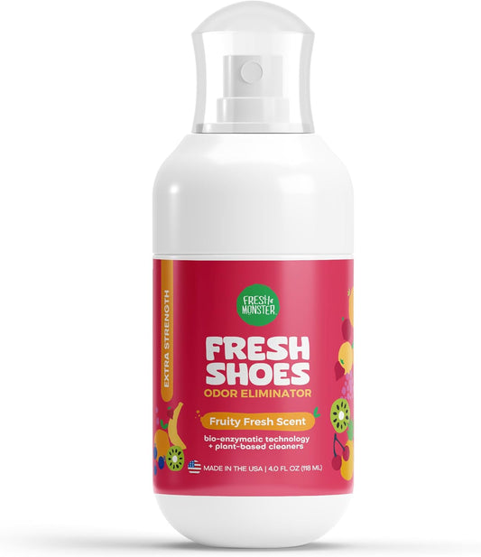 Fresh Monster Kids Deodorizing Shoe Spray, Fruity Fresh, 4 oz