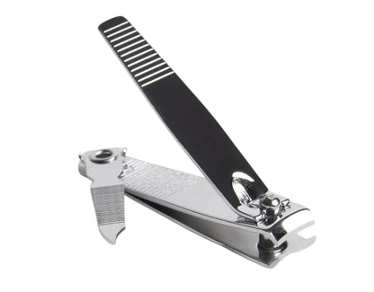 Set of 3 Trim Deluxe Fingernail Clippers with File bundled by Maven Gifts