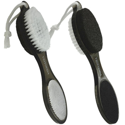 Foot Brush and Pumice Stone for Feet Scrub Callus Remover Pedicure Tools