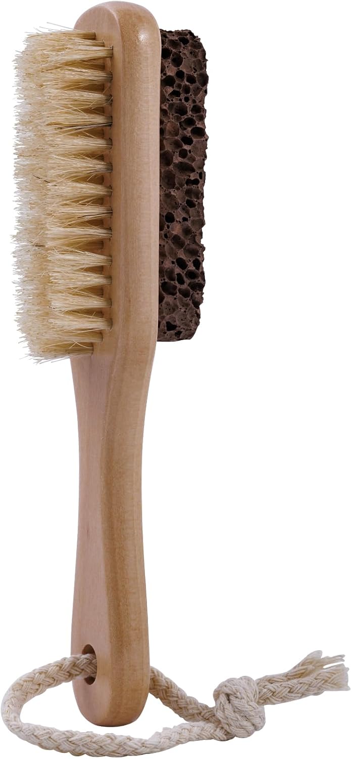 Foot Brush Natural Lava Pumice Stone for Feet Scrub Callus Remover Pedicure