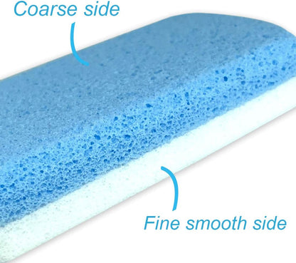 Maryton Glass Pumice Stone for Feet Pedicure Tools Foot Scrubber, 2PCS