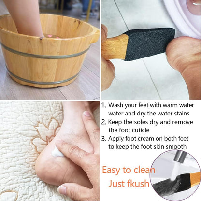 TOPMEET Foot File/Rasp,Exfoliator Pedicure Tool Foot Callus Remover Scrubber for Dead Skin,Corn and Hard Skin - Pumice Stone for Cracked Feet,Heels, Elbows, Hands in Shower