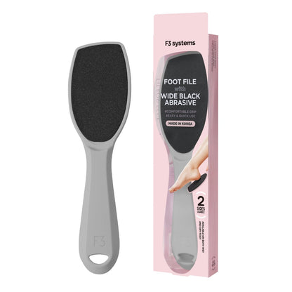 Wide Emery Foot File(Pink), Double-Sided Pedicure Tool, Colossal Professional Foot Scrubber for Men & Women, Effective for Cracked Heel, Callus Remover