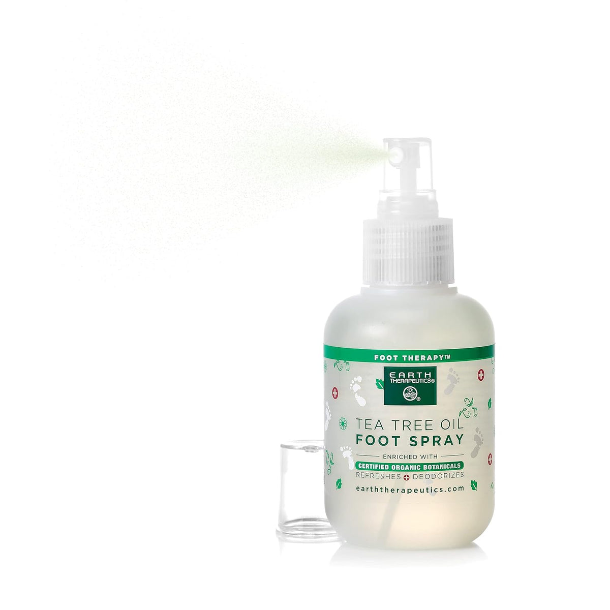Earth Therapeutics Tea Tree Oil Foot Spray, 4 Ounce