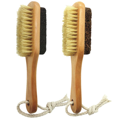 Foot Brush Natural Lava Pumice Stone for Feet Scrub Callus Remover Pedicure