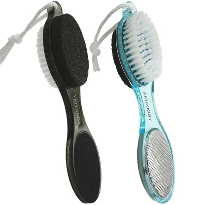 Foot Brush and Pumice Stone for Feet Scrub Callus Remover Pedicure Tools