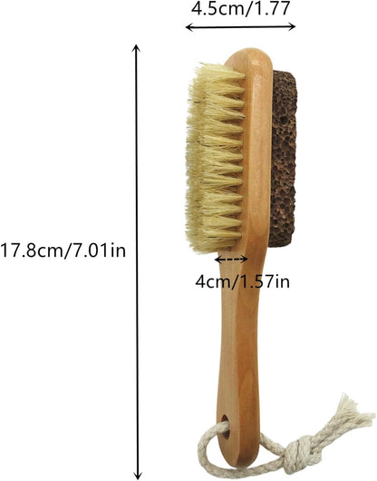 Foot Brush Natural Lava Pumice Stone for Feet Scrub Callus Remover Pedicure