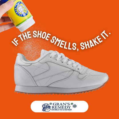 Gran's Remedy Shoe Deodorizer and Foot Powder - Unscented - Shaker