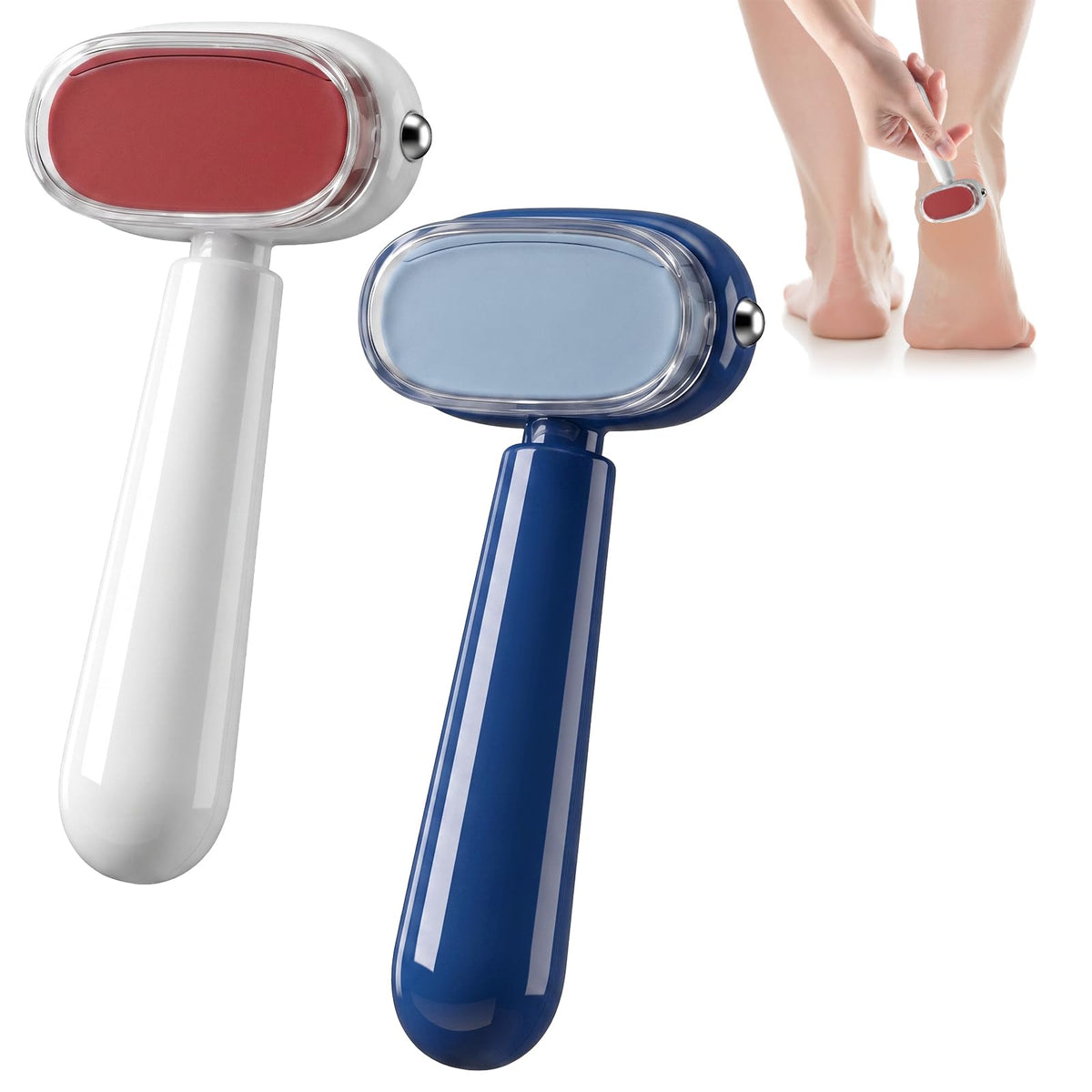 2-Sided Foot File & Callus Rasp, Steel Scraper for Dead Skin, Home Pedicure