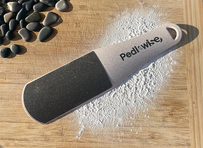 Pumice Stone for feet Extra Large Foot File & Callus Remover for Cracked Heels Double Sided Pedicure Tool for Dead Skin Podiatrist Recommended