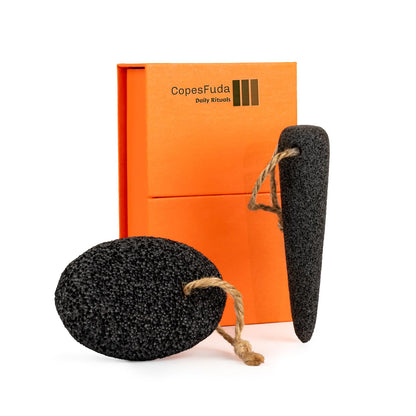 Extra Thick Pumice Stone for Feet and Hands – Ergonomic, Durable Natural Foot File – Gray, 3.9x2.8x1.6 in – Ideal for Cracked Heel Treatment,Callus Remover for feet&Dead Skin Exfoliation