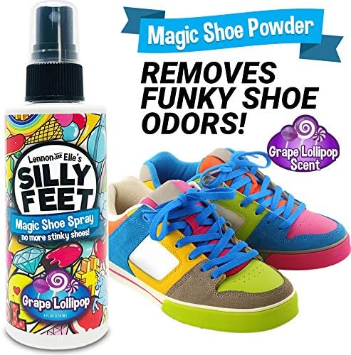 Foot and Shoe Deodorizer Spray, Extra-Strength Odor Eliminator for Smelly