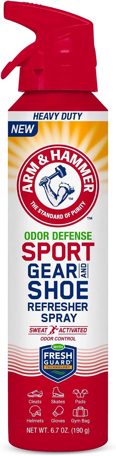 Arm & Hammer Odor Defense Sport Gear & Shoe Refresher Spray, 6.7 oz