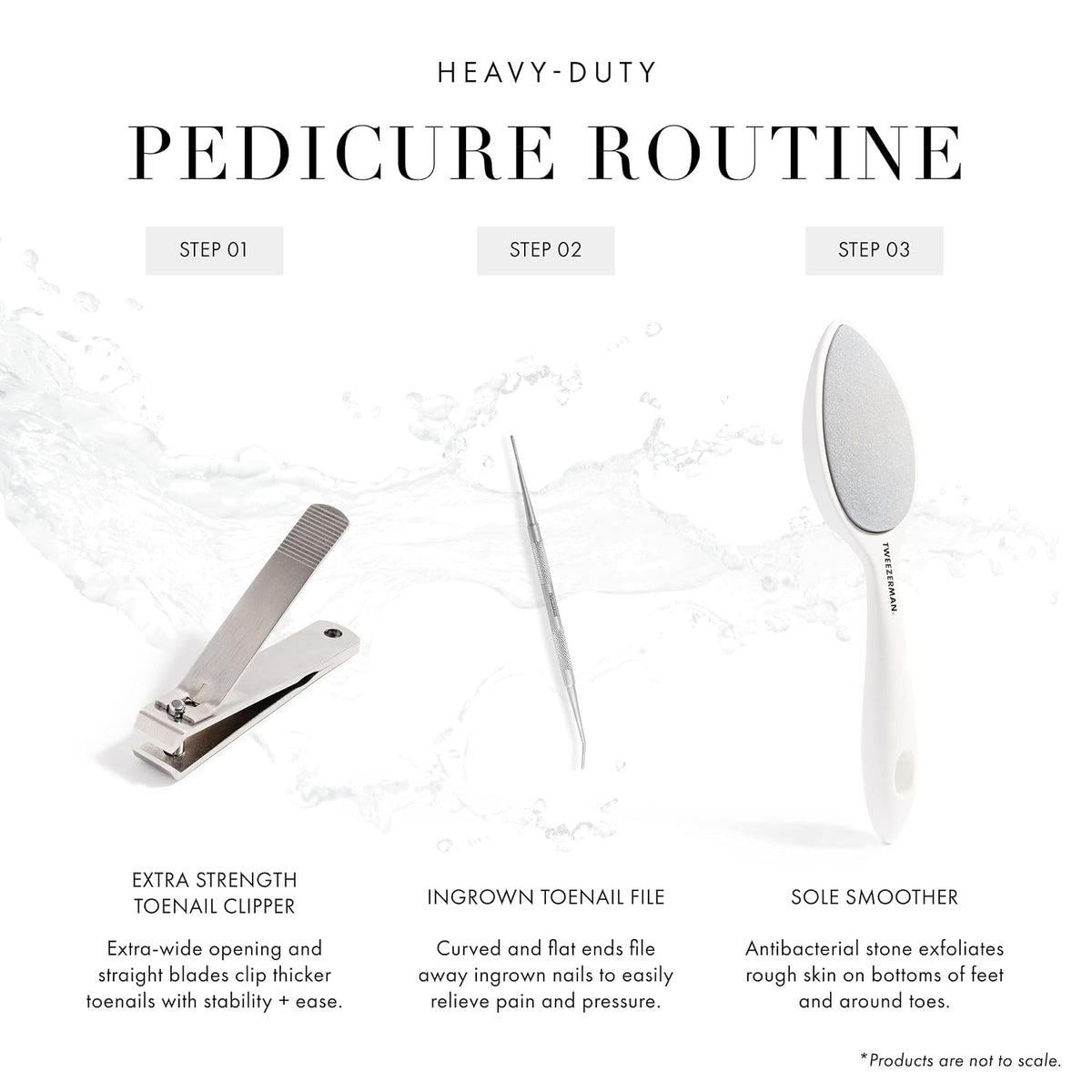 Tweezerman Sole Smoother Callus Stone White