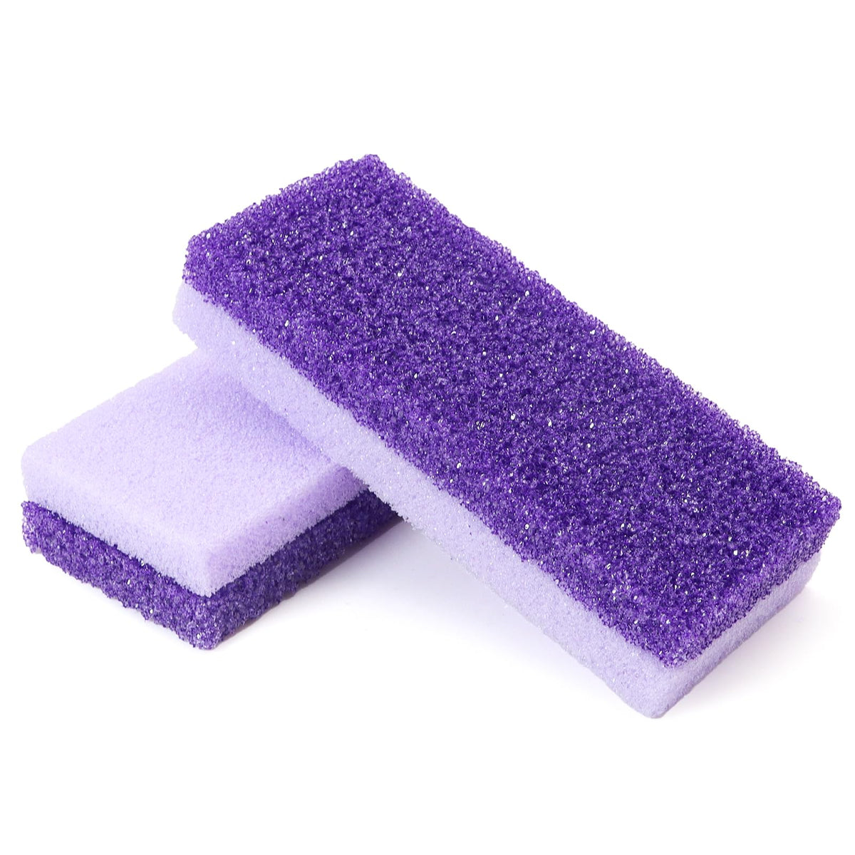 Foot Pumice Stone 2 Pack Pedicure Stone for Feet (Purple)