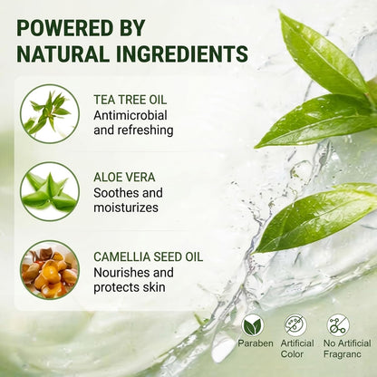 Foot Spray & Deodorizer - Natural Odor Eliminator with Tea Tree Oil & Aloe - Refreshing Foot Mist for All-Day Freshnes