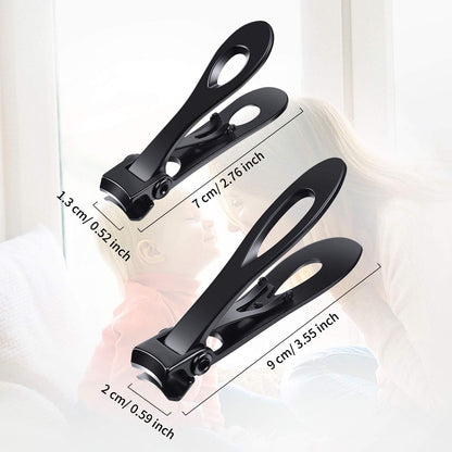 Mudder 2 Pieces Thick Nail Clippers for Tough Toenails Fingernails