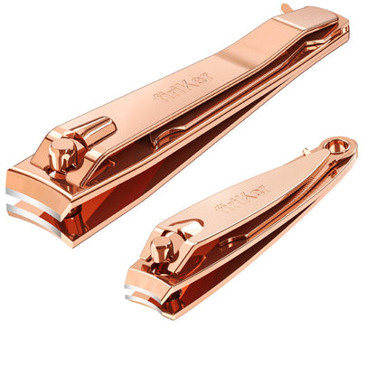 FiriKer Nail Clippers with Nail File, Fingernail Clipper, Toe Nail Clippers