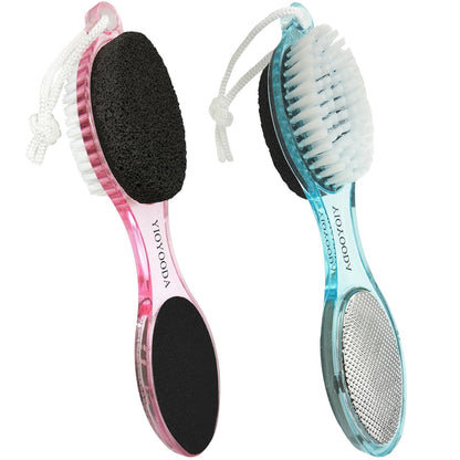 Foot Brush and Pumice Stone for Feet Scrub Callus Remover Pedicure Tools