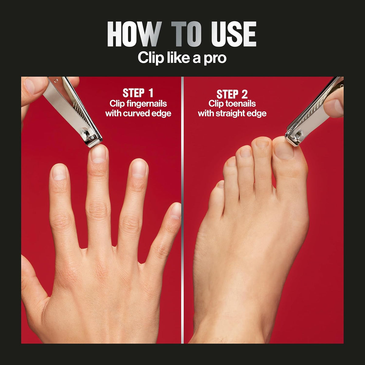 Revlon Men's Series Dual-Ended Nail Clipper, 1 Count