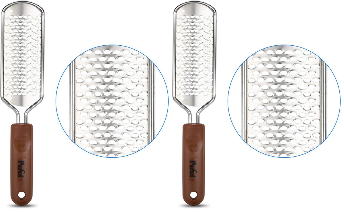 Professional Pedicure Foot File, Colossal Stainless Steel Detachable Foot Scrubber, Hard Skin Removers Pedicure Rasp for Wet and Dry Feet