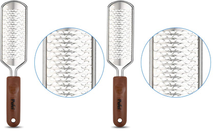Professional Pedicure Foot File, Colossal Stainless Steel Detachable Foot Scrubber, Hard Skin Removers Pedicure Rasp for Wet and Dry Feet