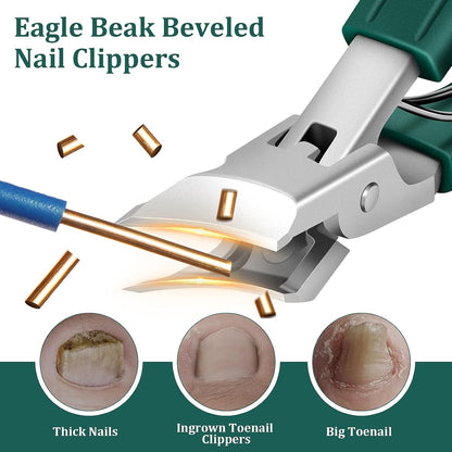 Eagle Beak Beveled Nail Clippers, for Ingrown Toenails and Thick Nails